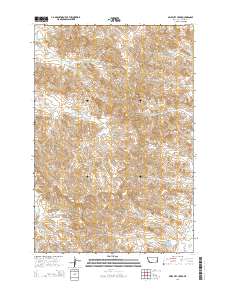Miles City Creek 2014 topographic map thumbnail