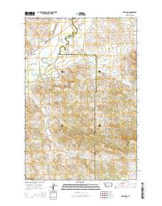Melstone 2014 topographic map thumbnail