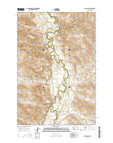 Melstone NE 2014 topographic map thumbnail