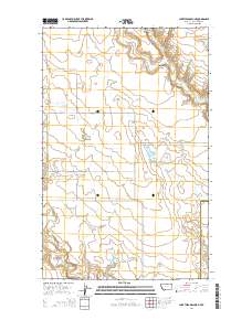 Lake Thibadeau NE 2014 topographic map thumbnail