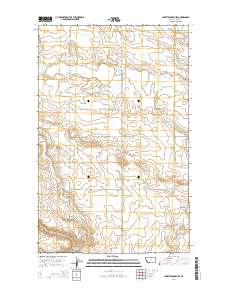 Lake Thibadeau SW 2014 topographic map thumbnail