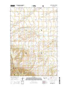 Martin Coulee 2014 topographic map thumbnail