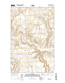 Martin Lake 2014 topographic map thumbnail