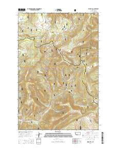 Kings Hill 2014 topographic map thumbnail