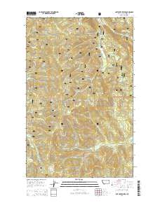 Lost Creek Divide 2014 topographic map thumbnail
