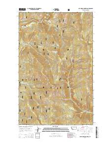 Lost Horse Mountain 2014 topographic map thumbnail