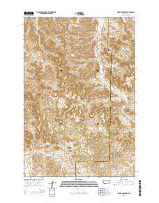 Miller Creek NW 2014 topographic map thumbnail