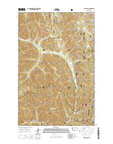 Miller Lake 2014 topographic map thumbnail