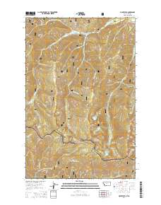 McGee Peak 2014 topographic map thumbnail