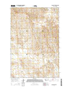 McGinnis Butte 2014 topographic map thumbnail