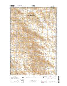 McGinnis Butte SW 2014 topographic map thumbnail