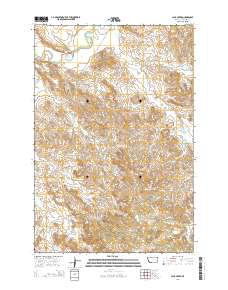 Jack Creek 2014 topographic map thumbnail