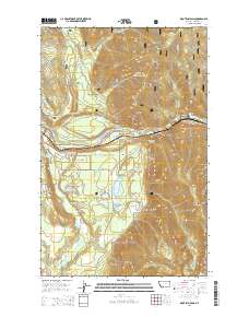Kootenai Falls 2014 topographic map thumbnail
