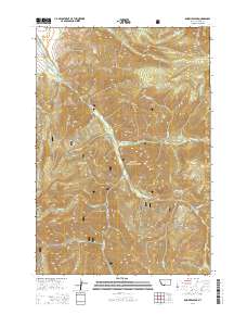 Knowles Peak 2014 topographic map thumbnail