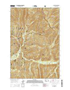 Lick Creek 2014 topographic map thumbnail