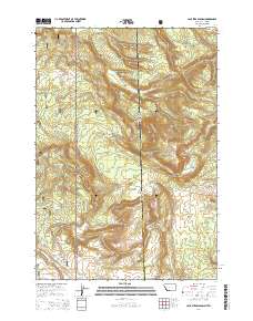 Jack Straw Basin 2014 topographic map thumbnail