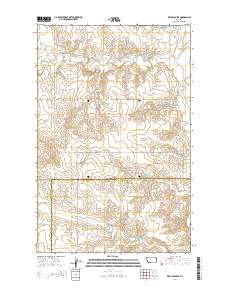 Kraut Coulee 2014 topographic map preview