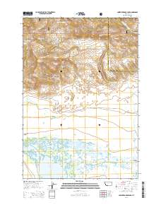 Lower Red Rock Lake 2014 topographic map thumbnail