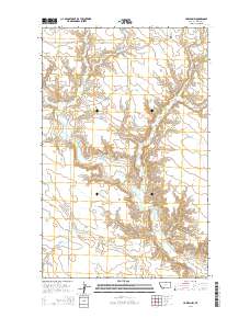 Harlem NW 2014 topographic map thumbnail