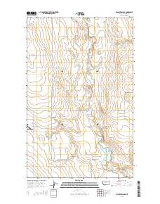 McCarters Lake 2014 topographic map thumbnail