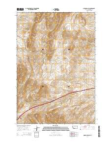 Negro Hollow 2014 topographic map thumbnail