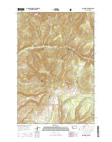 Monument Peak 2014 topographic map thumbnail