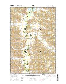 Nelson Coulee 2014 topographic map thumbnail