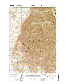 Old Baldy Mountain 2014 topographic map thumbnail