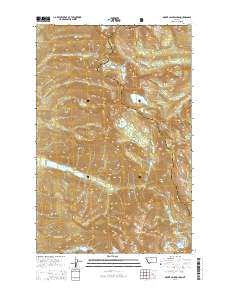 Mount Calowahcan 2014 topographic map thumbnail