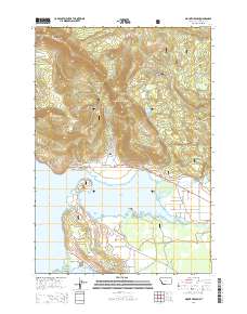Mount Hebgen 2014 topographic map thumbnail
