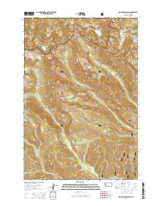 Mount Jerusalem 2014 topographic map thumbnail