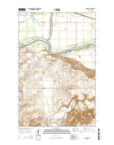 Nickwall 2014 topographic map thumbnail