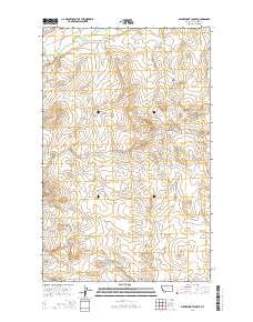 Nightshoot Coulee 2014 topographic map thumbnail