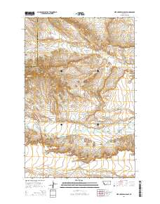 Pike Creek Hills East 2014 topographic map thumbnail