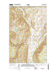 Pike Lake 2014 topographic map thumbnail
