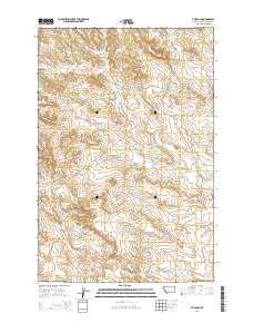 P K Ranch 2014 topographic map thumbnail