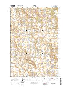 P K Ranch NE 2014 topographic map thumbnail