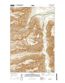P N Ranch 2014 topographic map thumbnail