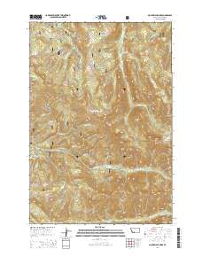 Mount Blackmore 2014 topographic map thumbnail