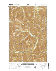 Mount Bradley 2014 topographic map thumbnail