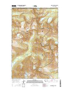 Mount Carter 2014 topographic map thumbnail