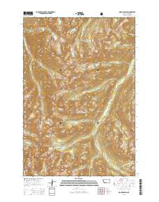 Mount Cowen 2014 topographic map thumbnail