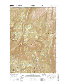 Mount Edith 2014 topographic map thumbnail
