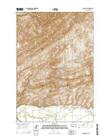 Nixon Gulch 2014 topographic map thumbnail