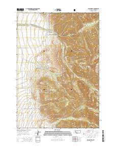 No Man Peak 2014 topographic map thumbnail