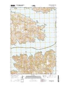 Peterson Point 2014 topographic map thumbnail