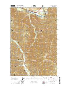 Petty Mountain 2014 topographic map thumbnail