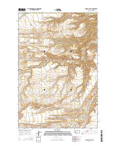 Leiberg Coulee 2014 topographic map thumbnail
