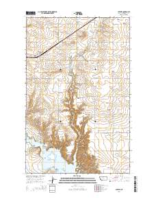 Lothair 2014 topographic map thumbnail