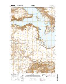 Lothair SW 2014 topographic map thumbnail